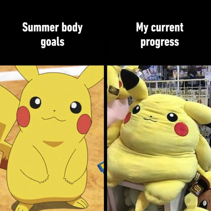 
    Pikachu body goals