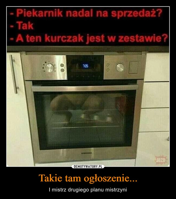 
    Takie tam ogłoszenie...