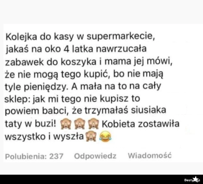 
    Mała szantażystka 