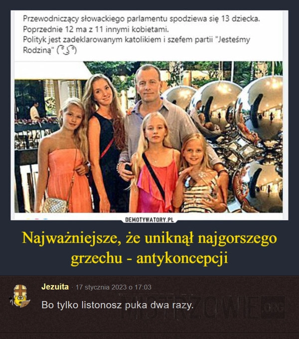 
    Przewodniczący słowackiego parlamentu