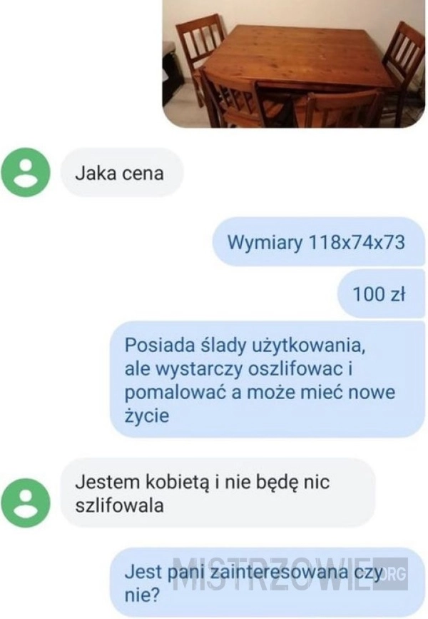 
    Stół