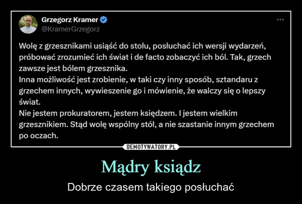 
    Mądry ksiądz