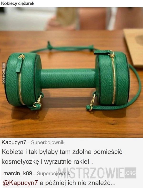 
    Kobiecy ciężarek