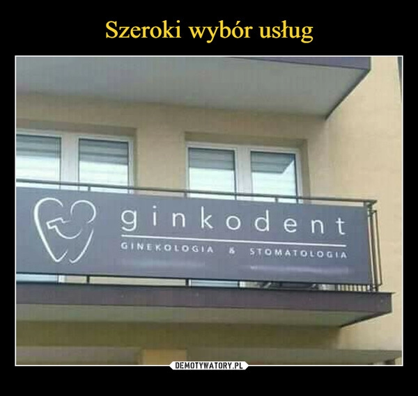 
    Szeroki wybór usług