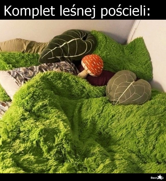 
    Komplet leśnej pościeli 