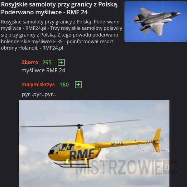 
    Rosyjskie samoloty przy granicy z Polską