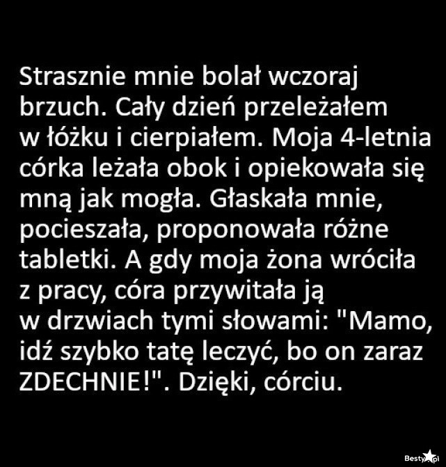 
    Opiekuńcza córeczka 