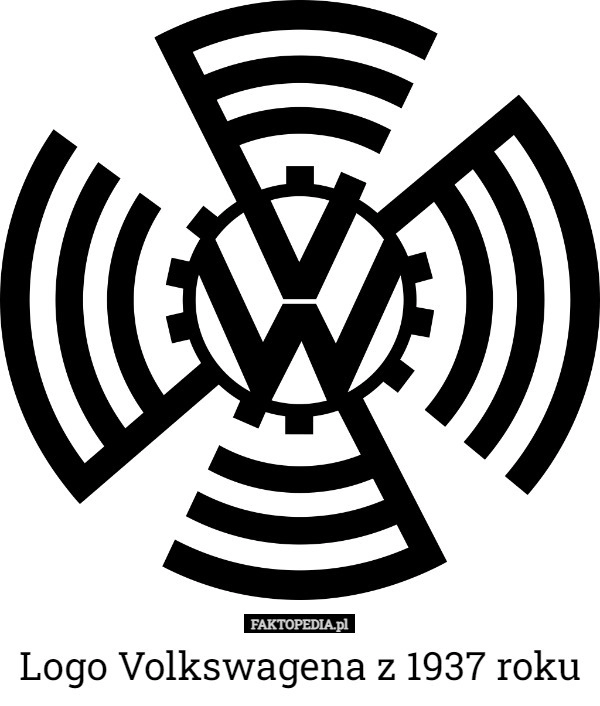 
    
			Logo Volkswagena z 1937 roku					