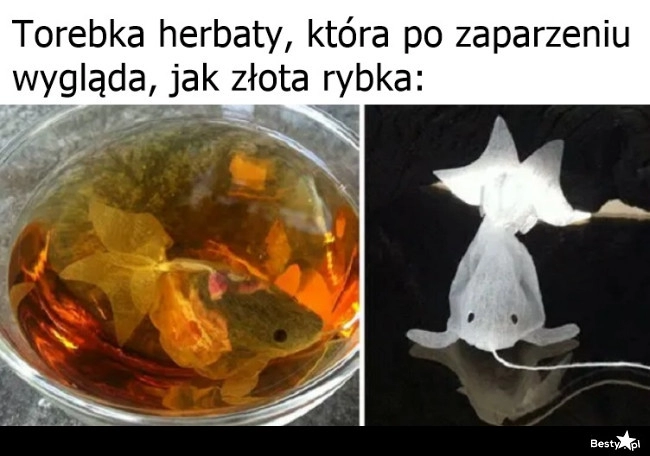 
    Oryginalna torebka herbaty 