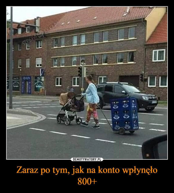 
    Zaraz po tym, jak na konto wpłynęło 800+