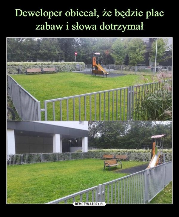 
    
Deweloper obiecał, że będzie plac zabaw i słowa dotrzymał 