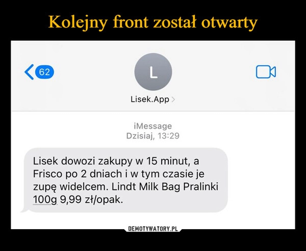 
    Kolejny front został otwarty