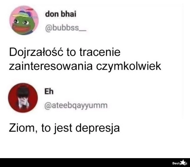 
    To nie jest dojrzałość 