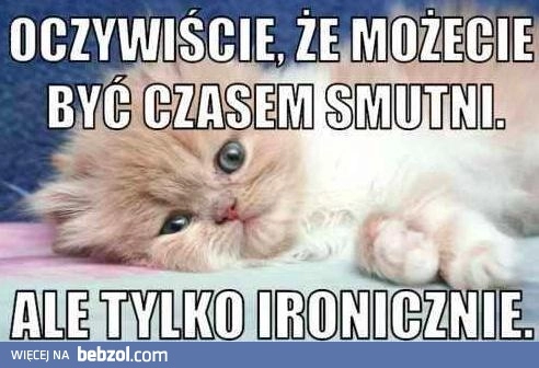 
    Tylko ironicznie