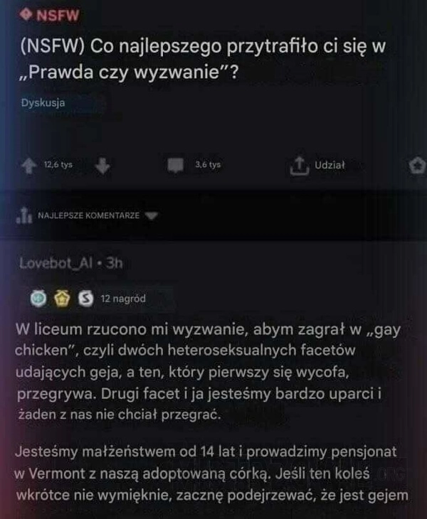 
    Prawda czy wyzwanie