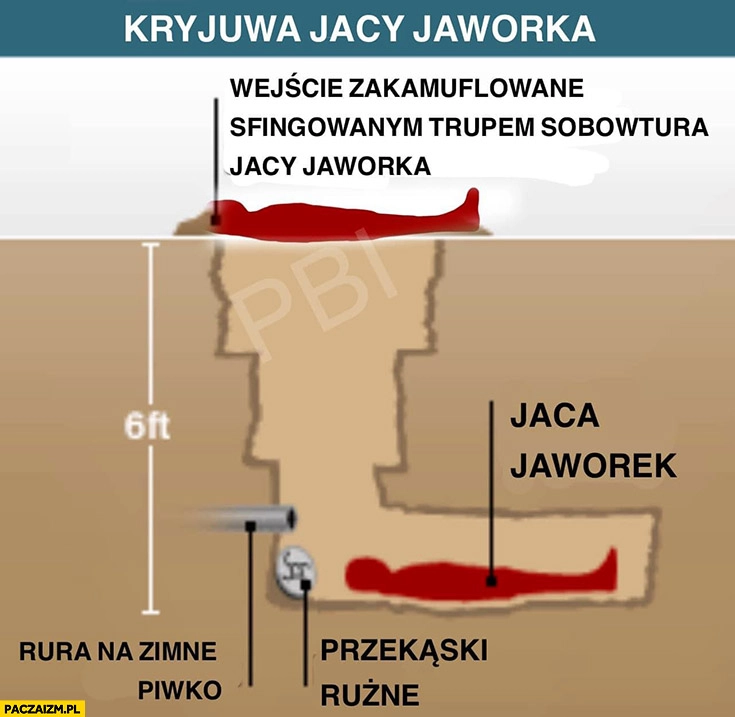 
    Kryjówka Jacka Jaworka wejście zakamuflowane sfingowanym trupem sobowtóra Jaworka