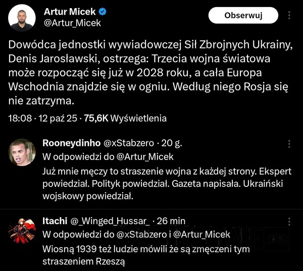 
    III wojna światowa