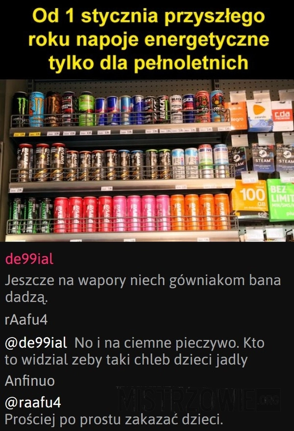 
    Napoje energetyczne