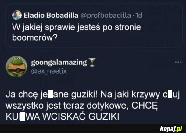 
    Tego chcę