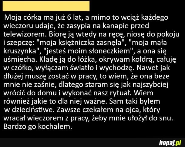 
    Wieczorny rytuał