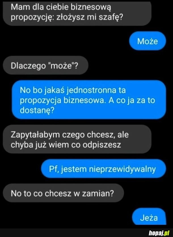 
    Propozycja biznesowa