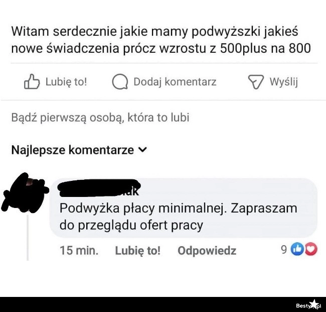 
    Podwyżki świadczeń 