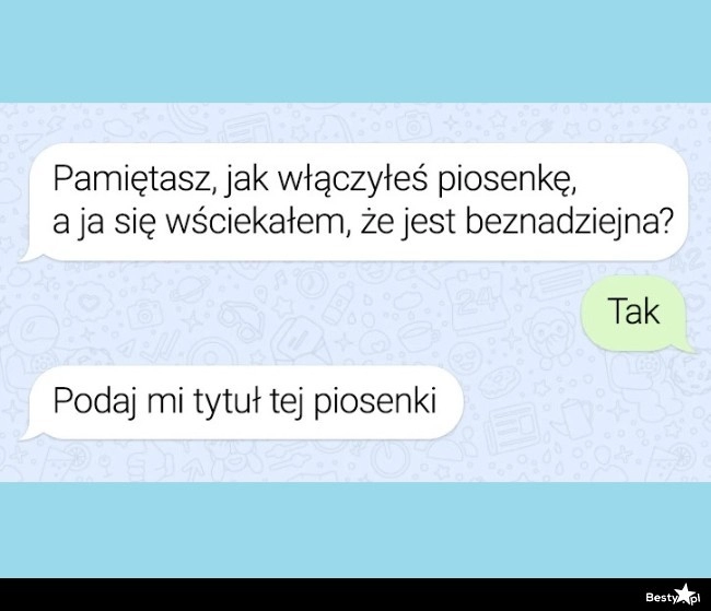 
    Beznadziejna piosenka 