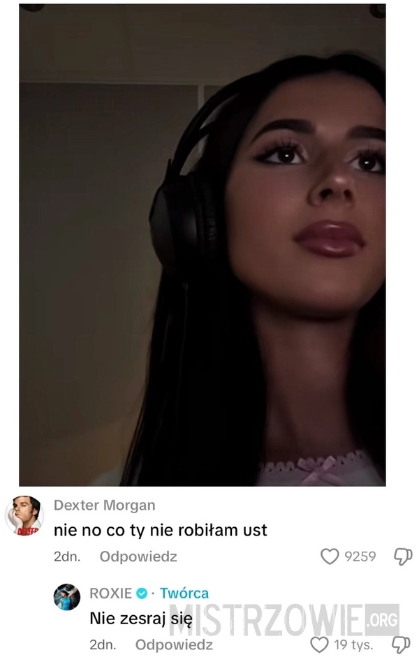 
    Roxie Węgiel pocisnęła hejtera