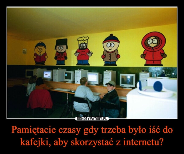 
    Pamiętacie czasy gdy trzeba było iść do kafejki, aby skorzystać z internetu?