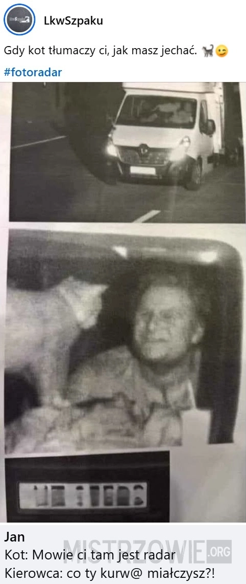 
    Zdjęcie z fotoradaru