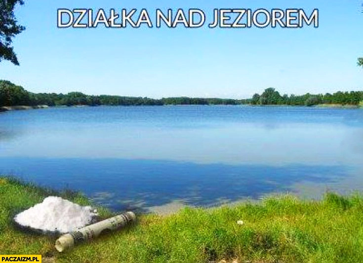 
    Działka nad jeziorem narkotyki