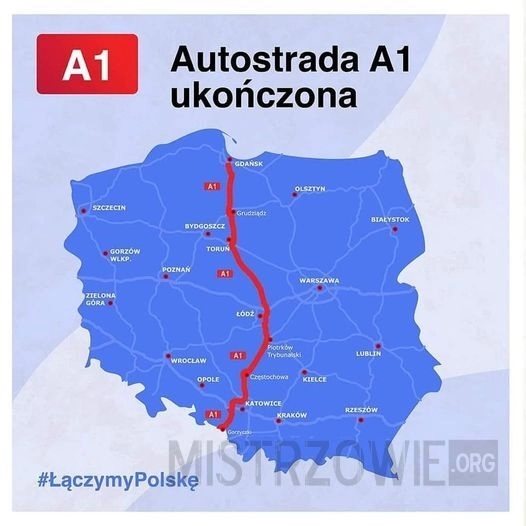 
    Autostrada A1 ukończona