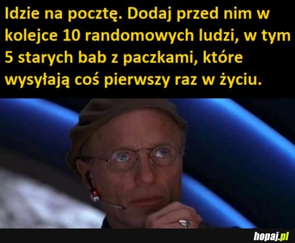 
    Szybko, lecimy z tematem