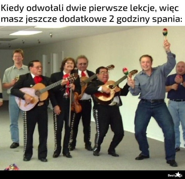 
    Odwołane lekcje 