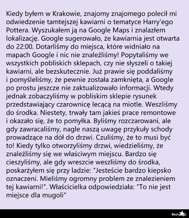 
    Kawiarnia o tematyce Harry'ego Pottera 