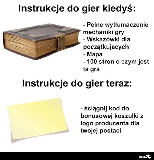 
    Instrukcje do gier 