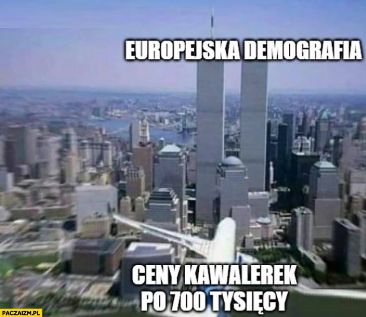 
    Europejska demografia WTC world trade center vs samolot ceny kawalerek po 700 tysięcy