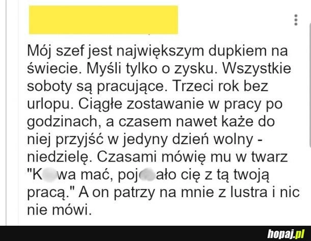 
    Mój szef to dvpek