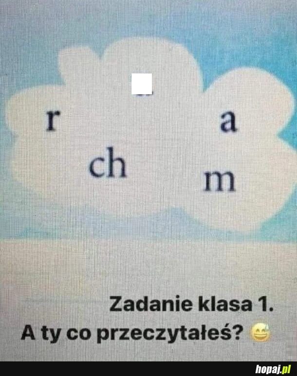 
    Przeczytalem to złe