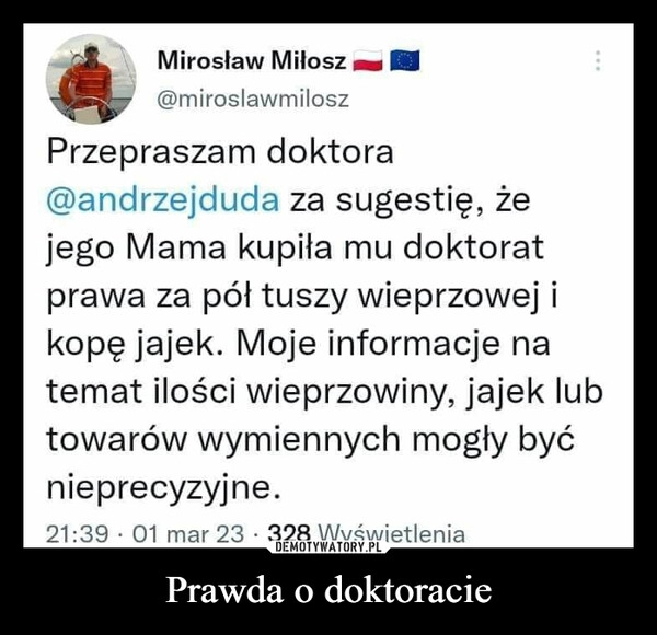 
    Prawda o doktoracie