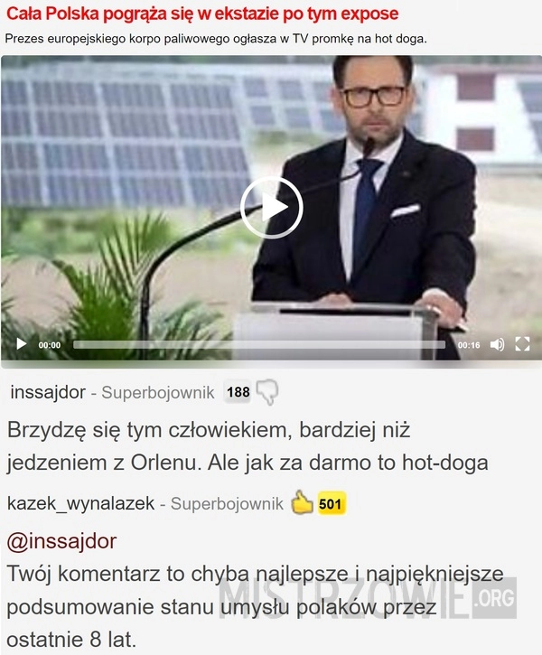 
    Cała Polska pogrąża się w ekstazie po tym expose