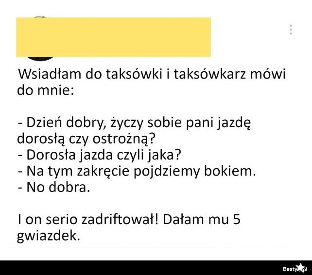 
    Wybór stylu jazdy 