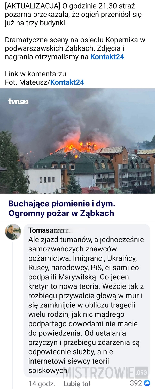 
    Pożar