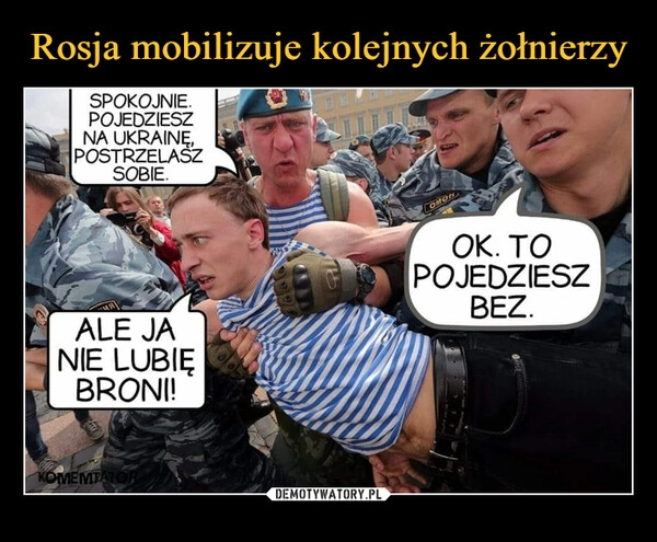 
    Rosja mobilizuje kolejnych żołnierzy