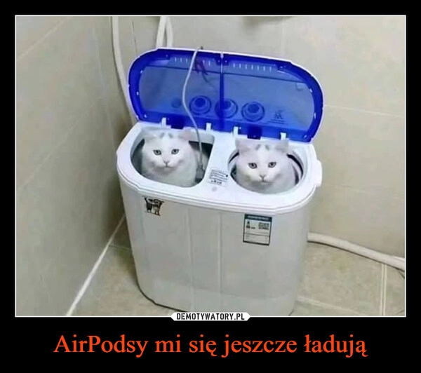 
    AirPodsy mi się jeszcze ładują