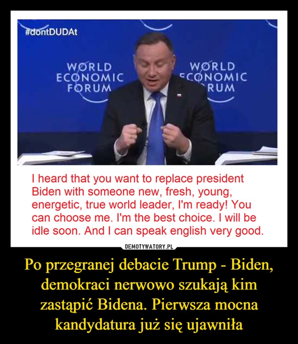 
    Po przegranej debacie Trump - Biden, demokraci nerwowo szukają kim zastąpić Bidena. Pierwsza mocna kandydatura już się ujawniła