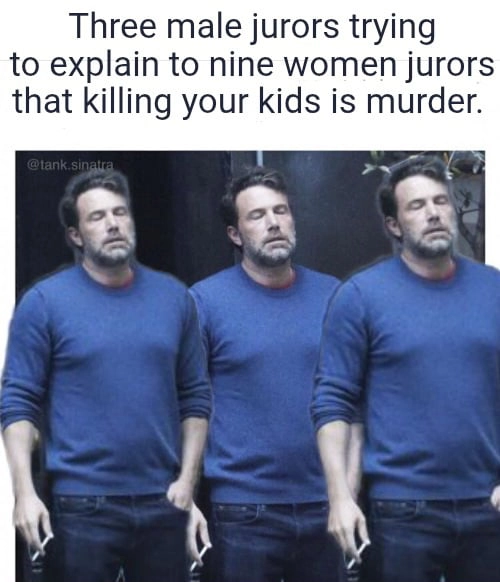 
    Those poor men.