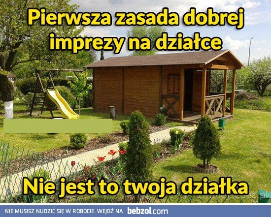 
    Impreza na działce 