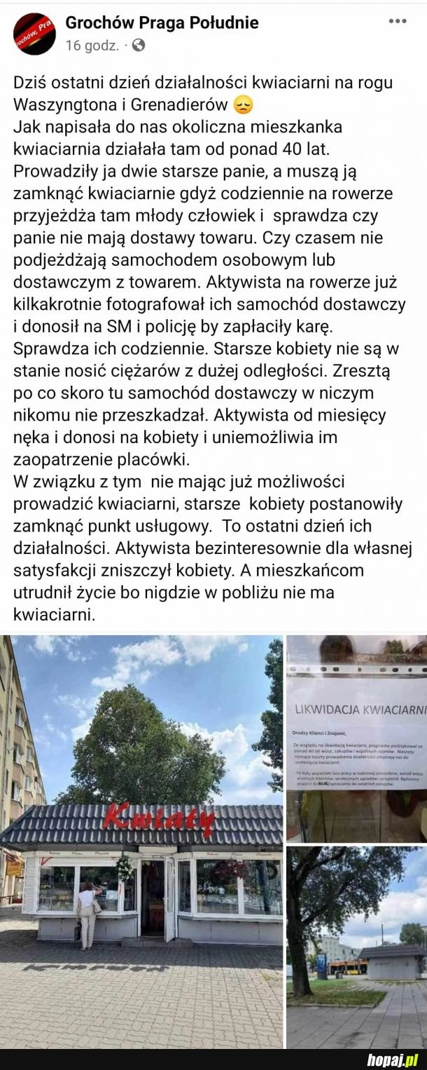 
    Jakim trzeba być podłym człowiekiem, żeby tak robić...