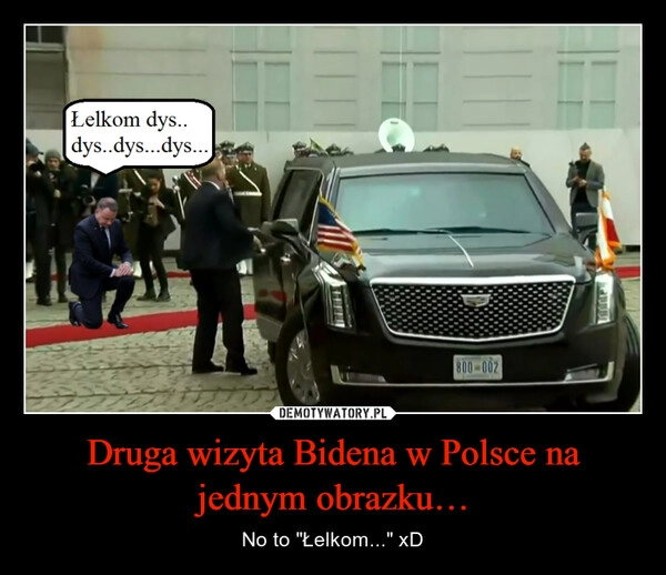 
    Druga wizyta Bidena w Polsce na jednym obrazku…